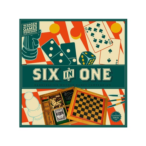 WOOD GAMES W/SHOP SIX IN ONE (PRO538774)
