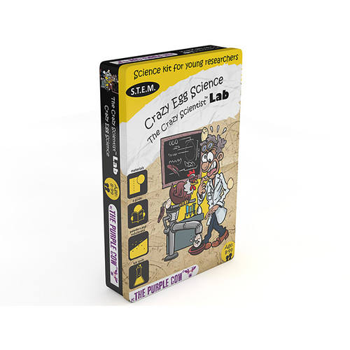 The Purple Cow Crazy Egg Science The Crazy Scientist Lab Science Kit (PUR133736)