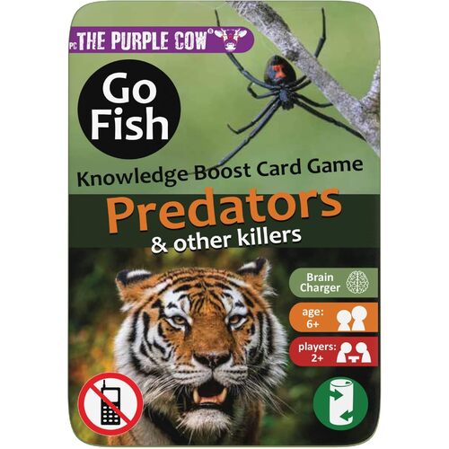 The Purple Cow Go Fish Predators & Other Killers Magnetic Card Game (PUR133934)