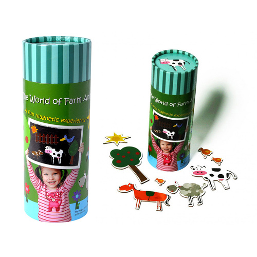 The Purple Cow World of Magnets Farm World Magnetic Kit for Ages 3+ (PUR890049)