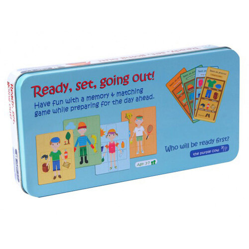 The Purple Cow Ready Set Going Out Memory & Matching Game (PUR890582)
