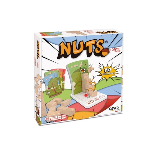 Cayro Nuts Cognitive Skills & Multiple Intelligences Board Game 1-Player Ages 5+