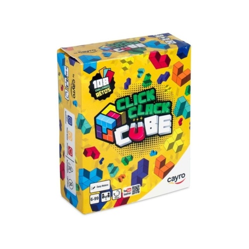 Cayro Click Clack Cube Board Game 108 Challenges 1-Player Ages 6+