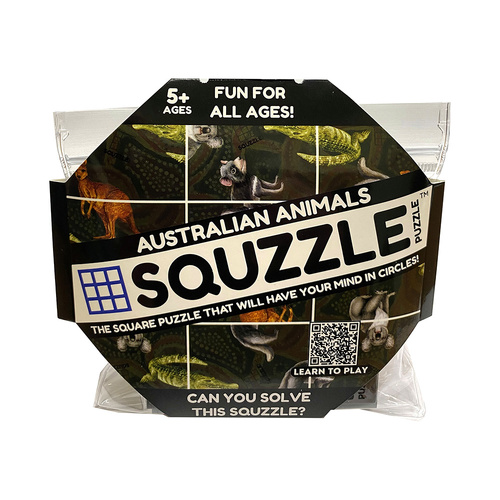 Fun Squared Games Squzzle Australian Animals Brain Teaser Puzzle (PZ899342)