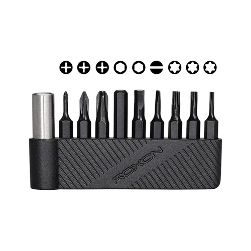 Roxon Spare Bit Set Multi-Tool Replacement Accessories 9 Piece