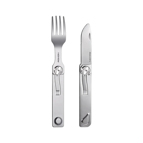 Roxon Folding Magnetic Cutlery Durable Stainless Steel Knife & Fork