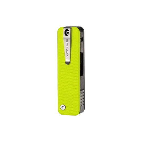 Roxon Flex Companion 13-in-1 Safty Lock Multi-Tool Neon Green 122mm