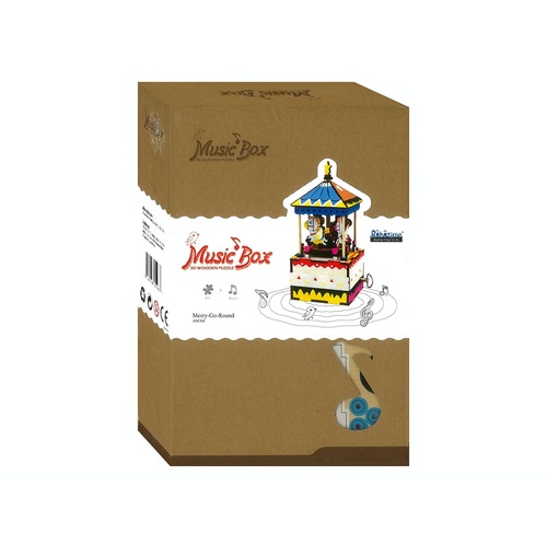 MERRY-GO-ROUND MUSIC BOX 3D PU (ROB105636)
