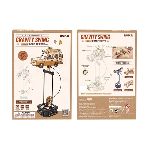 ROKR Road Tripper Pendulum Balance Toy 3D Puzzle MCD03 228 Pieces