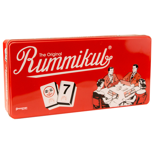 Pressman The Original Rummikub Retro Tile Game in Tin (RUM212633)