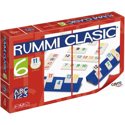 Cayro Rummi Classic Game 2-6 Players Ages 8+ 27 x 38 x 4mm (RUM707447)