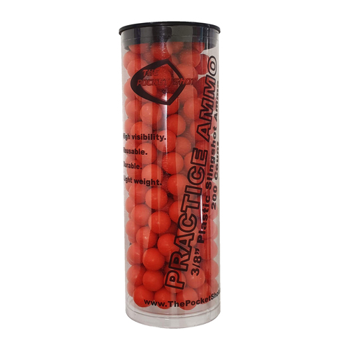 Pocket Shot Orange Plastic Ammo for Pocket Shot 200 Pack (S-0741) (OB*)