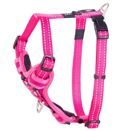 Rogz Control Stop-Pull Dog Harness Padded Pink Medium
