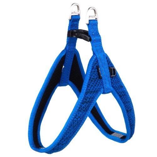 Rogz Fast-Fit Reflective Dog Safety Harness Blue Medium