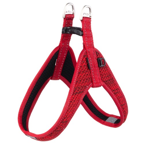 Rogz Fast-Fit Reflective Dog Safety Harness Red Medium