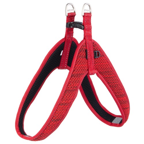 Rogz Fast-Fit Reflective Dog Safety Harness Red Large