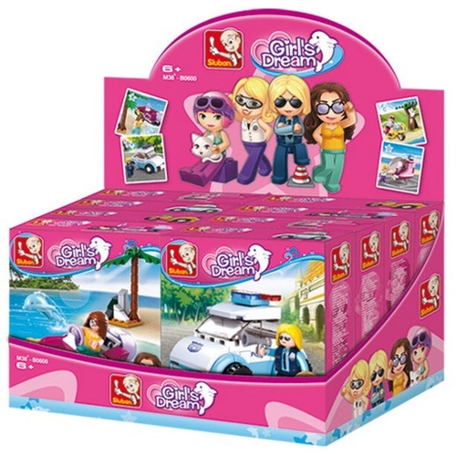 Sluban Girl's Dream Display Collection for Ages 6+