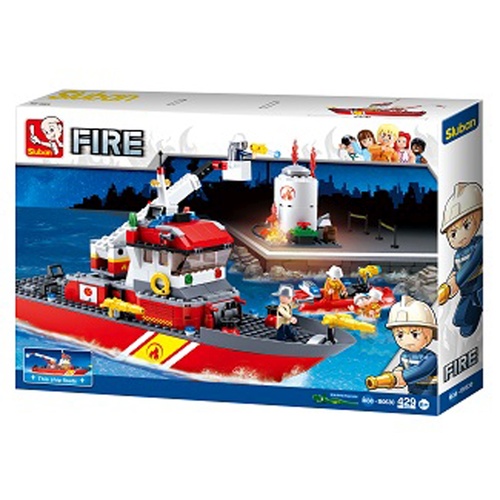 Sluban Fire Boat Scene 429 Pieces (SLUB0630)
