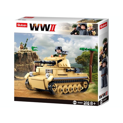 WWII Panzer II 356pcs (SLUB0691)