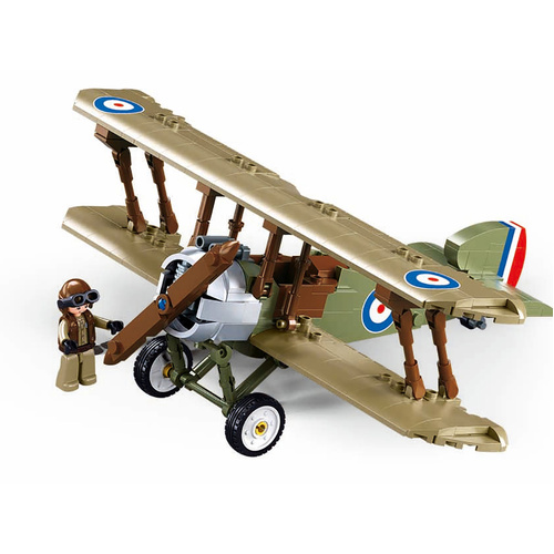 Sluban Sopwith Camel S Biplane Plastic Construction Kit 293 Pieces (SLUB1293)