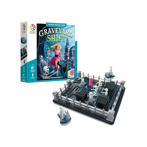 Smart Games Graveyard Shift Puzzle 1-Player Ages 10+ (SMA525653)