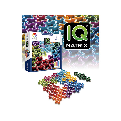 Smart Games IQ Matrix Brain Teaser Puzzle 1-Player Ages 7+ (SMA525707)