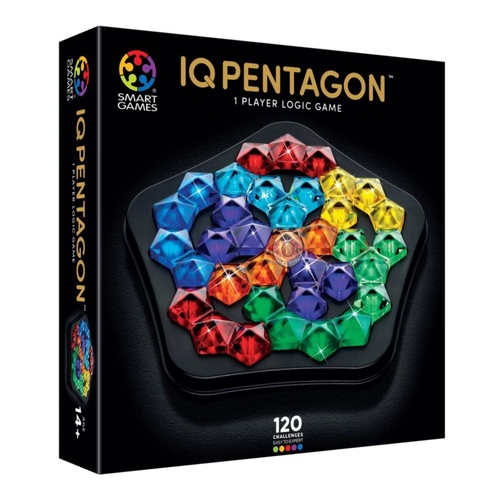 Smart Games IQ Deluxe Pentagon Board Game for Ages 14+