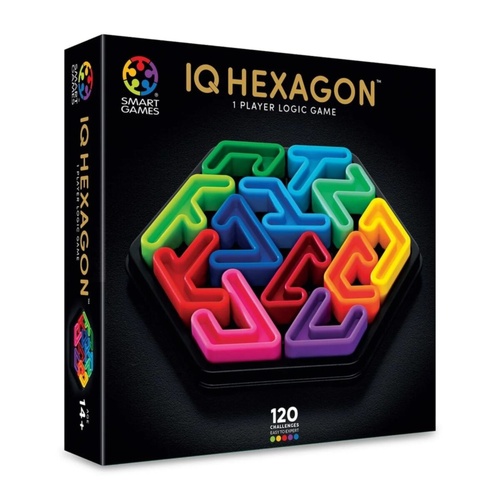 Smart Games IQ Deluxe Hexagon Logic Game for Ages 14+