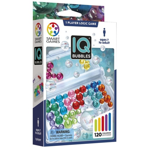 Smart Games IQ Bubbles Logic Travel Game 1-Player Ages 7+
