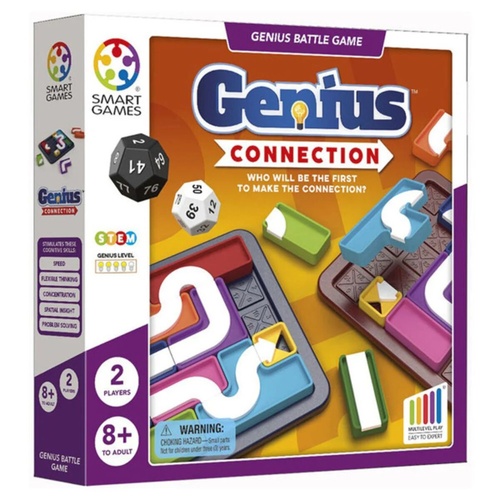 Smart Games Genius Connection Battle Game 2-Players Ages 8+