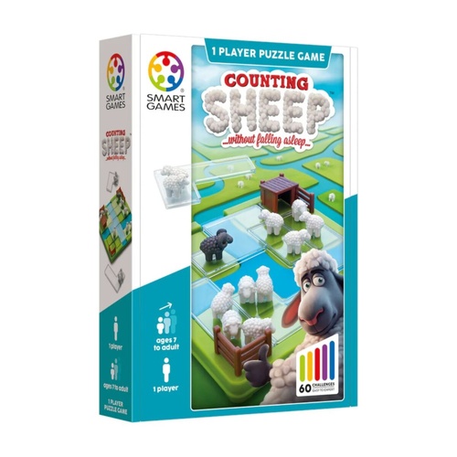 Smart Games Counting Sheep Puzzle Game 1-Player Ages 7+