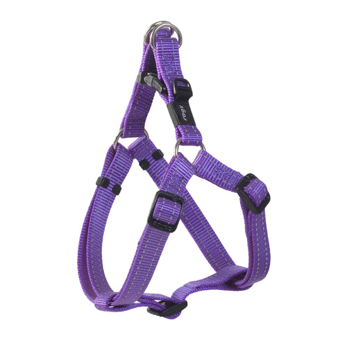 Rogz Classic Step-In Reflective Dog Harness Purple Medium