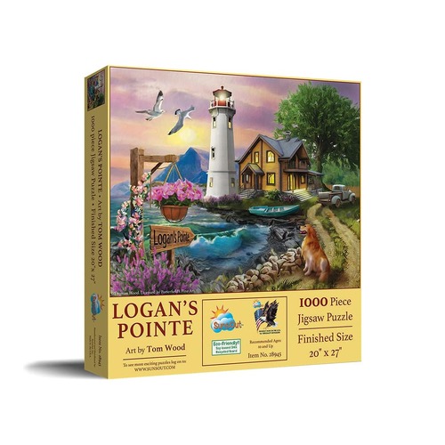 SunsOut Logans Pointe by Tom Wood Jigsaw Puzzle 1000 Pieces (SUN28945)