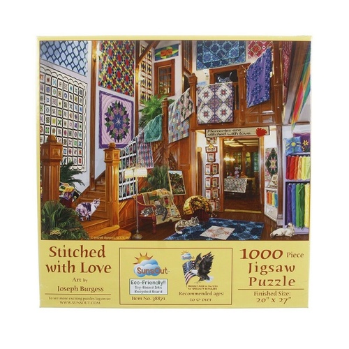 Stitched With Love 1000pc (SUN38871)