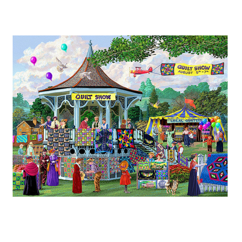 SunsOut Summer Quilt Show Jigsaw Puzzle 1000 Pieces (SUN38894)