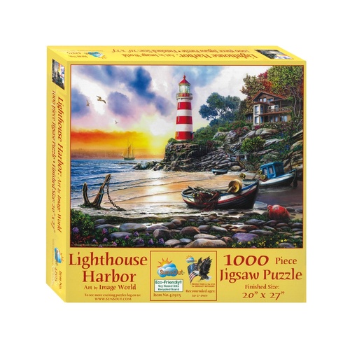 Lighthouse Harbour 1000pc (SUN42925)