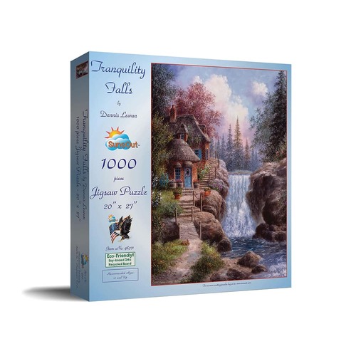 SunsOut Tranquility Falls Jigsaw Puzzle 1000 Pieces (SUN48371)