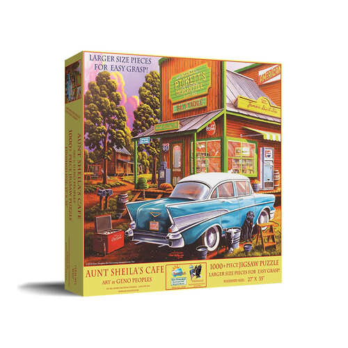 SunsOut Aunt Sheilas Cafe Jigsaw Puzzle XL 1000 Pieces (SUN51327)