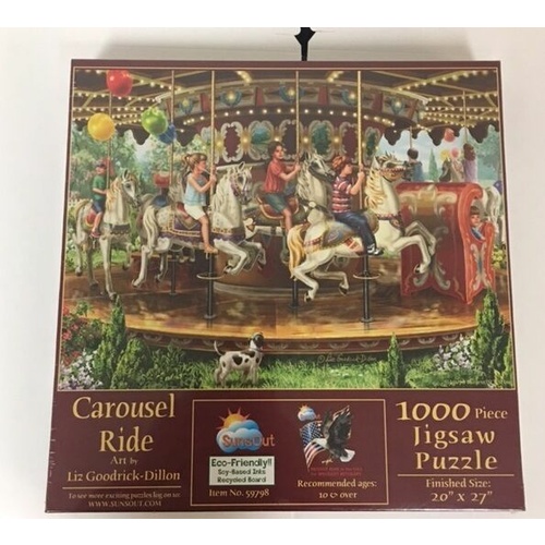 CAROUSEL RIDE 1000pc (SUN59798)