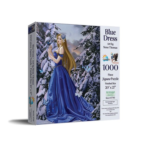 SunsOut Blue Dress by Nene Thomas Jigsaw Puzzle 1000 Pieces (SUN67783)