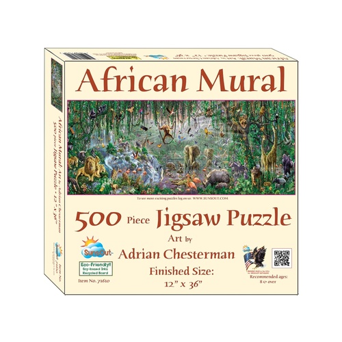 African Mural 500pc (SUN71610)