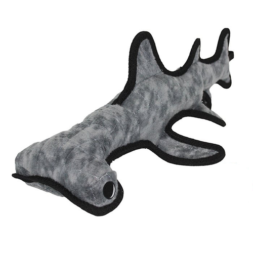 Tuffy Sea Creatures Harley The Hammerhead Shark Plush Dog Squeaker Toy