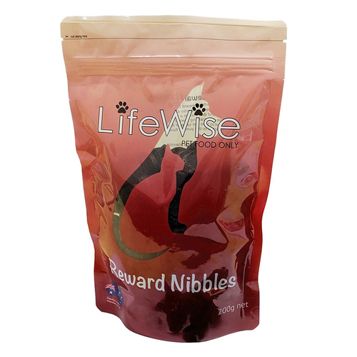 Lifewise Reward Nibbles Kangaroo Dog Training Treat 200g