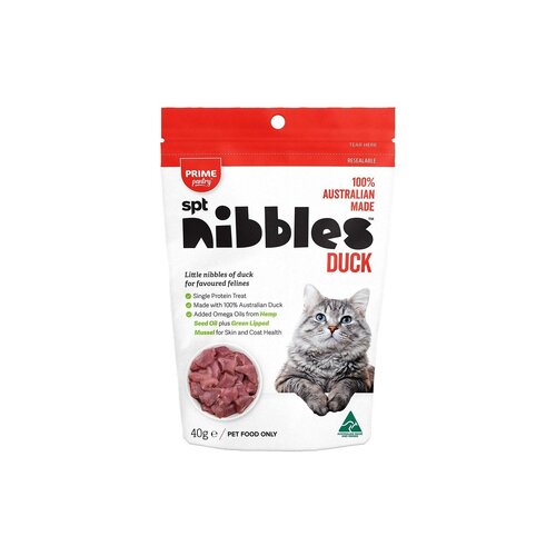 Prime Pantry Spt Nibbles Cat Treats Duck 11 x 40g