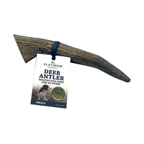 Platinum Ranch Deer Antler Healthy Dog Chew Treat Single Small