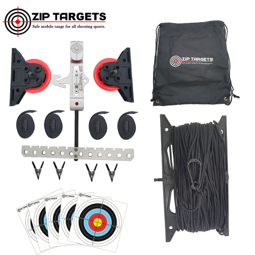 Zip Targets Portable Shooting Range incl Metal Target Hanger (TPS-ZT-ZR)