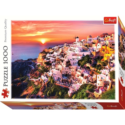 SUNSET OVER SANTORINI 1000pc (TRE10435)