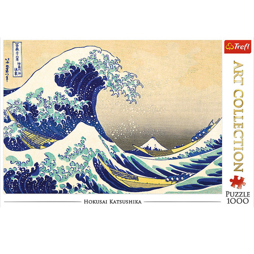 Katsushika Great Wave Jigsaw Puzzles 1000 Pieces (TRE10521)
