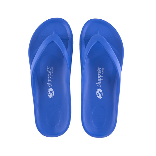 Slappas Arch Support Durable Comfy Thongs Blue Size 40 (TS-BU40)
