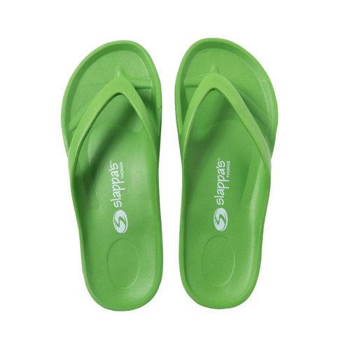 Slappas Arch Support Durable Comfy Thongs Green Size 44 (TS-GN44)